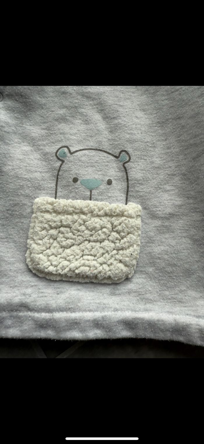 Manteau avec capuche hiver chaud Taille 18 mois - photo numéro 5