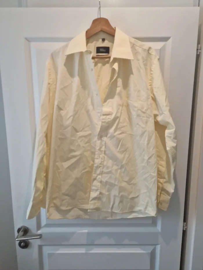Belle chemise vintage jaune taille l yves dorsey tres bon etat