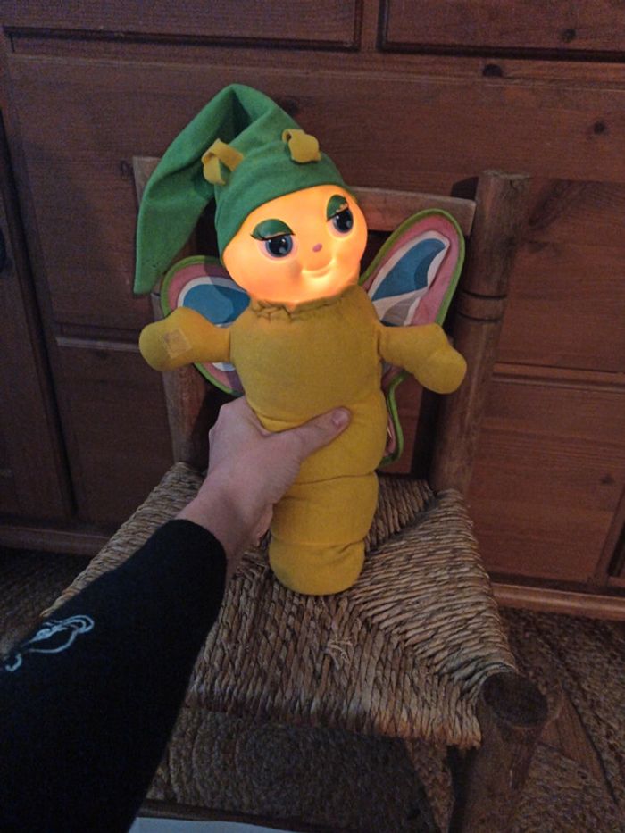 Peluche luciole ajena butterfly vintage