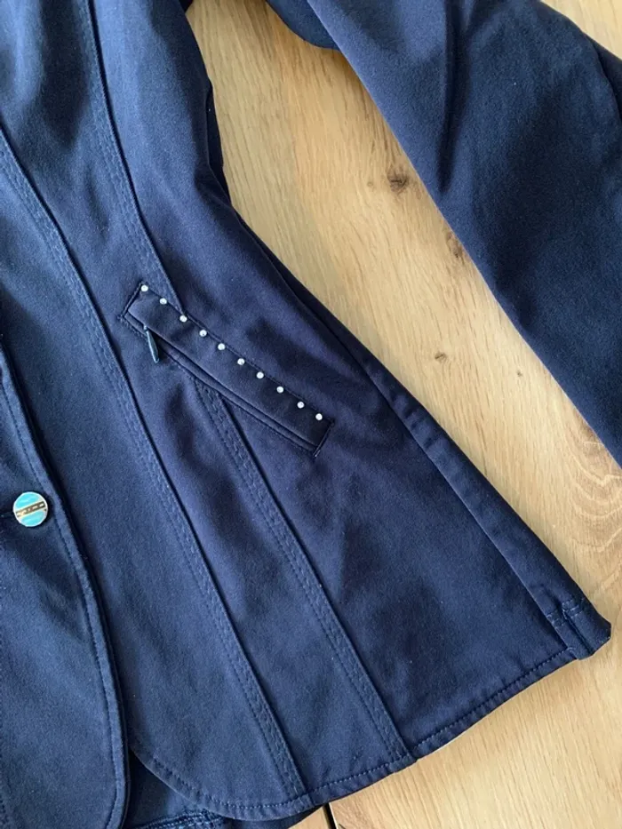 Veste  de  concours  Animo  bleu marine  taille  34  –  Très  bon état - photo numéro 3