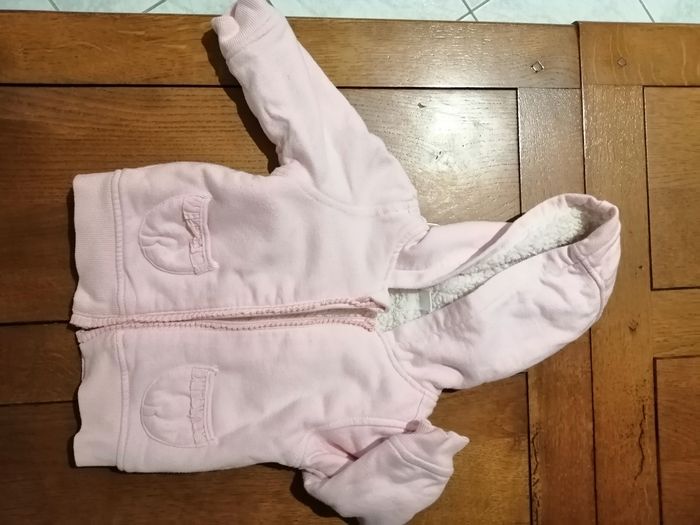 Veste rose doublé en 12mois - photo numéro 2