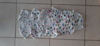 Lot de 4 body manches courtes