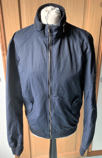 Bombers aviateur marine avec capuche taille M