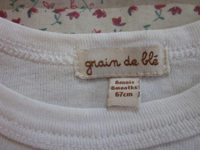 Lot de 3 Body manches courtes 6 mois - photo numéro 5