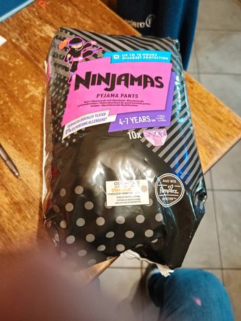 Paquet neuf Ninjamas 4-7 ans