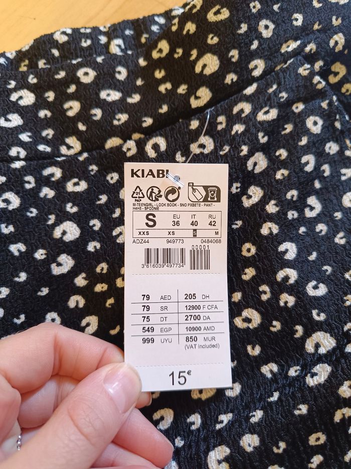 Pantalon fluide à motifs Kiabi - photo numéro 3