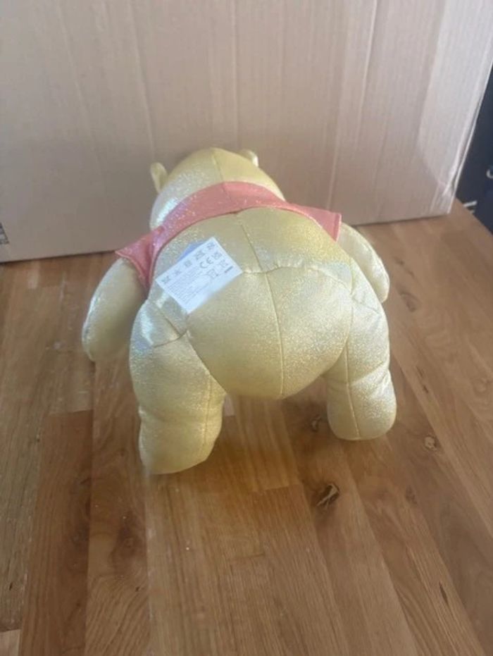 peluche sonore disney 100 ans winnie l'ourson - photo numéro 6