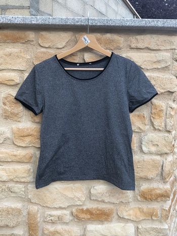 T shirt gris taille m