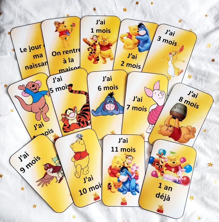 Cartes étape - Winnie et ses amis