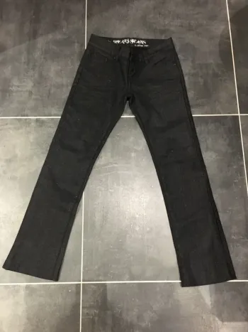 Pantalon noir brillant