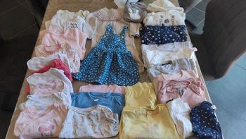 Lot vêtements bébé fille 9 mois hiver 