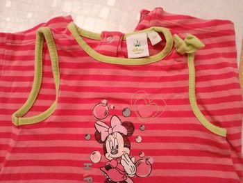Barboteuse été rose Disney 3 mois