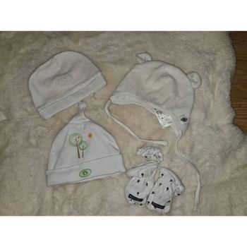 Bonnet /gants nouveau né