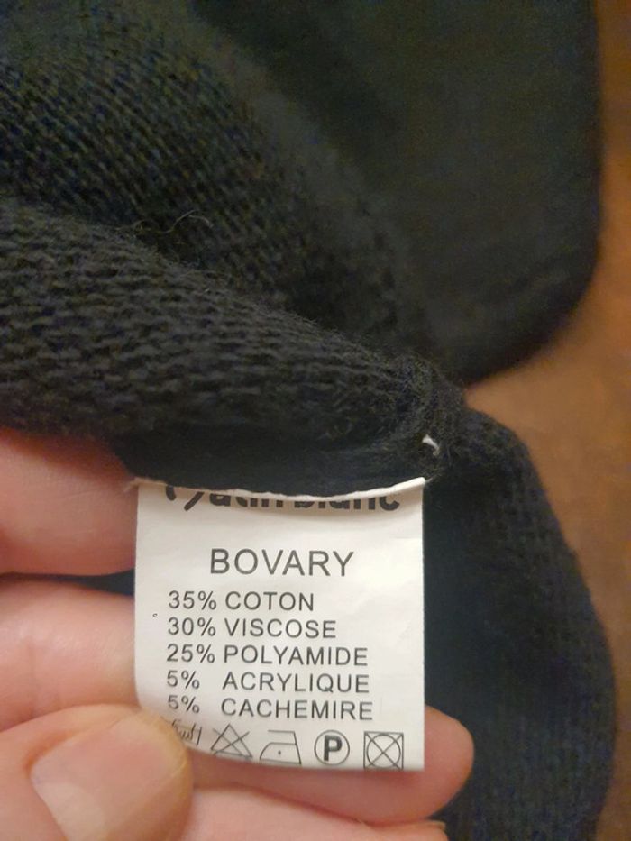 Pull col roulé noir Matin Blanc taille 3 (38/40) - photo numéro 14