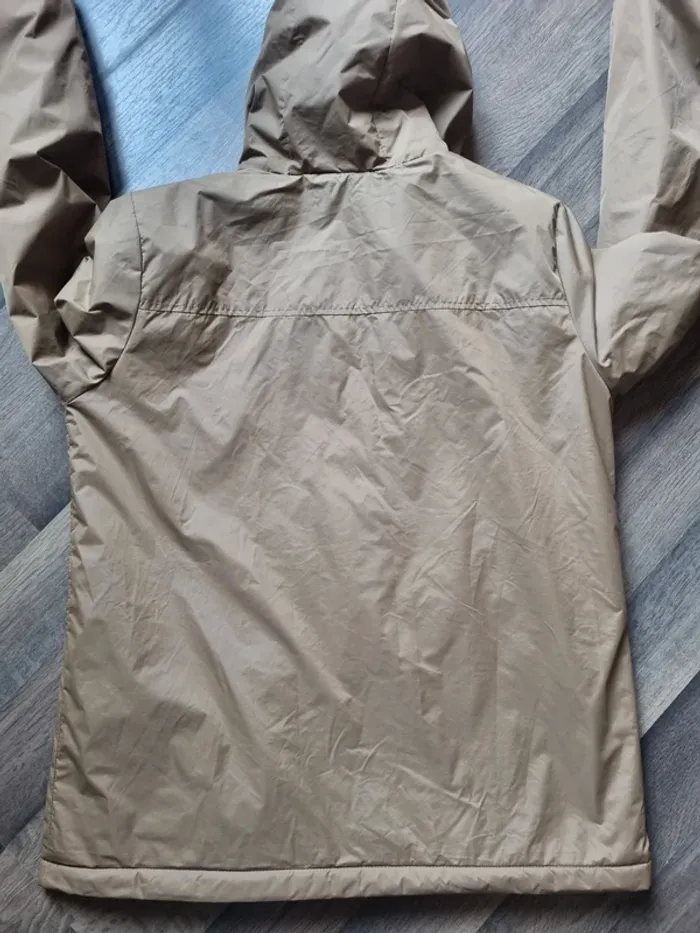 Manteau / Parka mi-longue imperméable fourrée couleur Camel. Taille XL. Laura Jo. Comme neuf - photo numéro 2