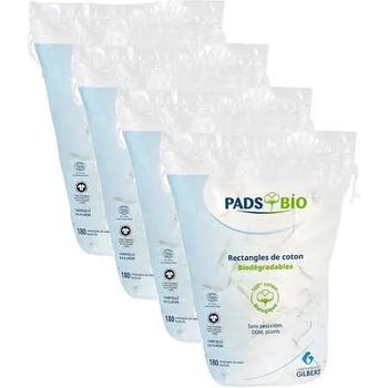 3 sachets rectangle coton Gilbert Pads Bio