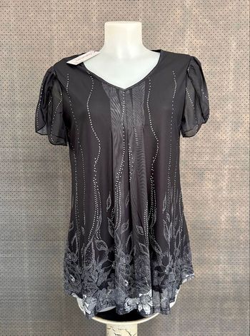Blouse à manches courtes taille M 