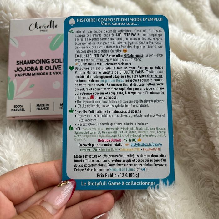 Shampoing solide Chouette jojoba & olive - photo numéro 8