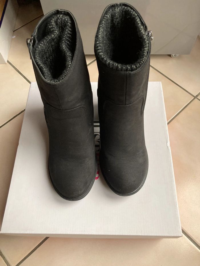 Bottines Justfab noires 38 - photo numéro 3