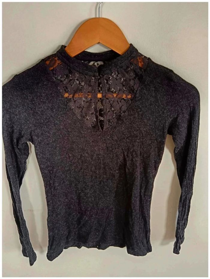 C28 blouse noir NafNaf S