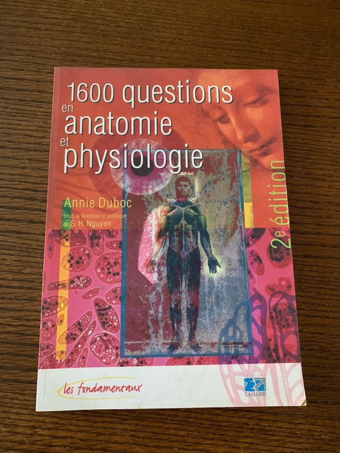1600 questions en anatomie et physiologie