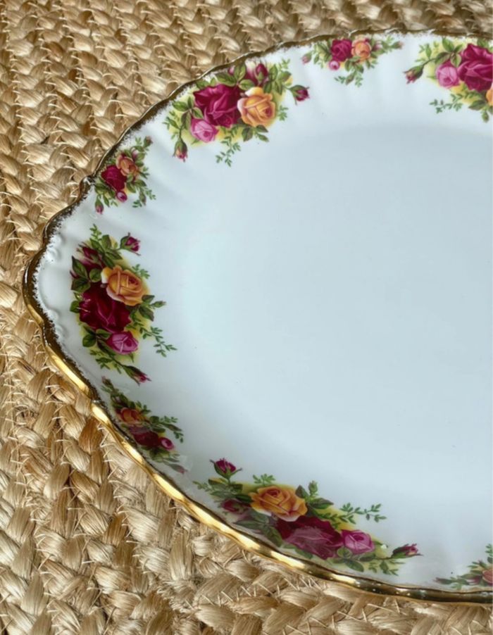 Grand plat Porcelaine Royal Albert - photo numéro 4