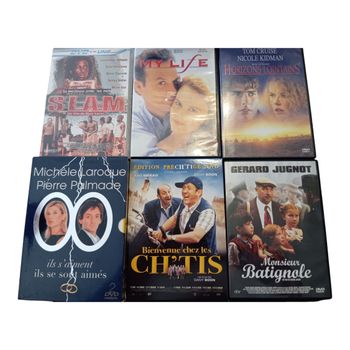 Lot de 6 DVD divers