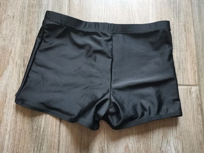Short de bain moulant noir 12/14 ans Swind - photo numéro 2