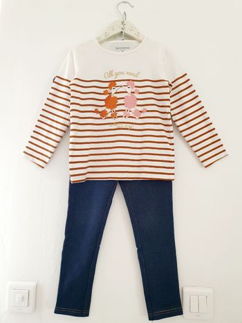 Ensemble legging pour fille 6 ans
