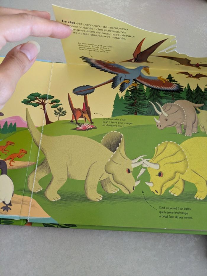 Livre animé la vie des Dinosaures - photo numéro 3