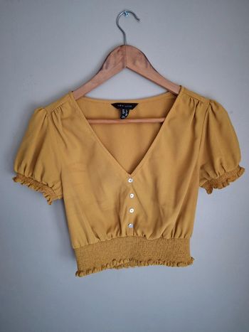 Crop top New look moutarde 36