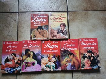 Lot de 7 livres de poche collection Roman Aventure et Passion