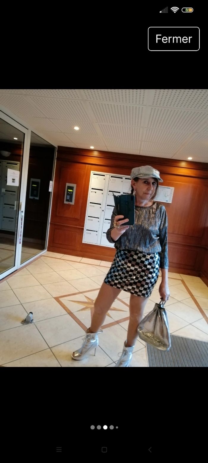 Jupe de fête sequin FBSister - photo numéro 2