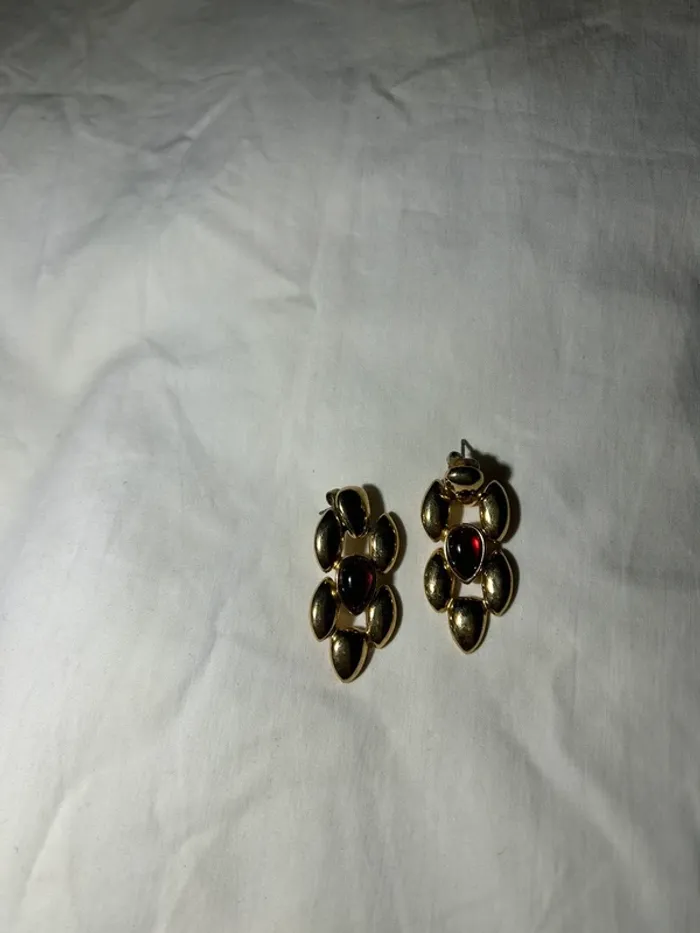 Boucles d’oreilles dorée
