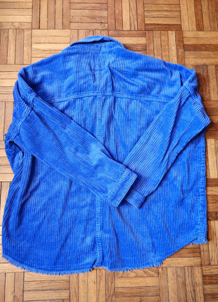 Jolie chemise bleue Zara - photo numéro 4