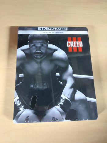 Creed 3 steelbook blu-ray 4k