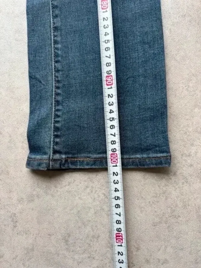 Jeans Levi's Bold Curve W27 FR36 coupe droite bleu Femme Women pan530b - photo numéro 3