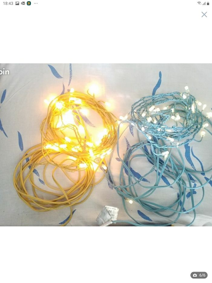 Lot de 2 guirlandes 🎄 lumineuses bon état - photo numéro 5