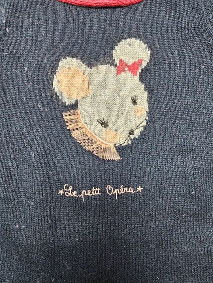 Robe pull sergent major souris 7 ans - photo numéro 2