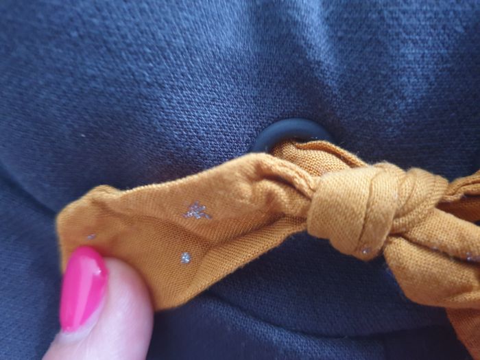 Short gris noeud moutarde - T9M - Kiabi - photo numéro 3