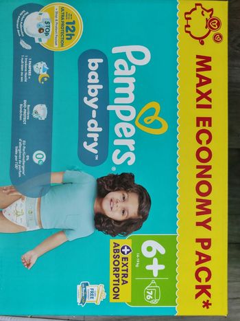 Couche pampers taille6