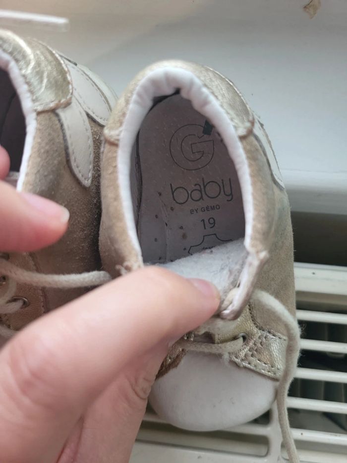 Chaussures fille bébé taille 19,baby by gemo - photo numéro 2