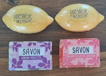 Savons solides citron de Menton artisanaux 100g