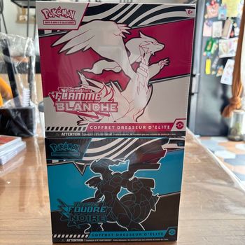 Lot 2 etb noir et blanc pokemon