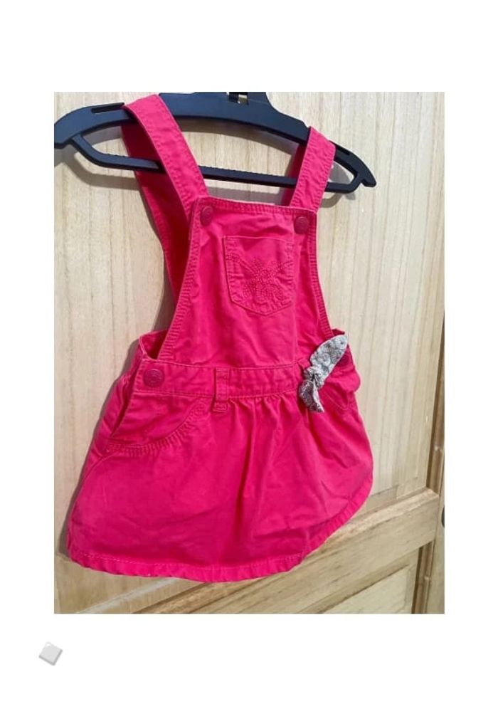 Robe salopette rose fushia - 3 mois - photo numéro 6