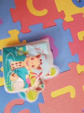 Livre Sophie la girafe pour douche