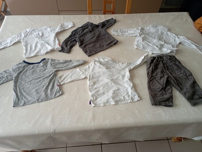 Lot 6 pièces automne hiver 9 mois marques diverses - photo numéro 3