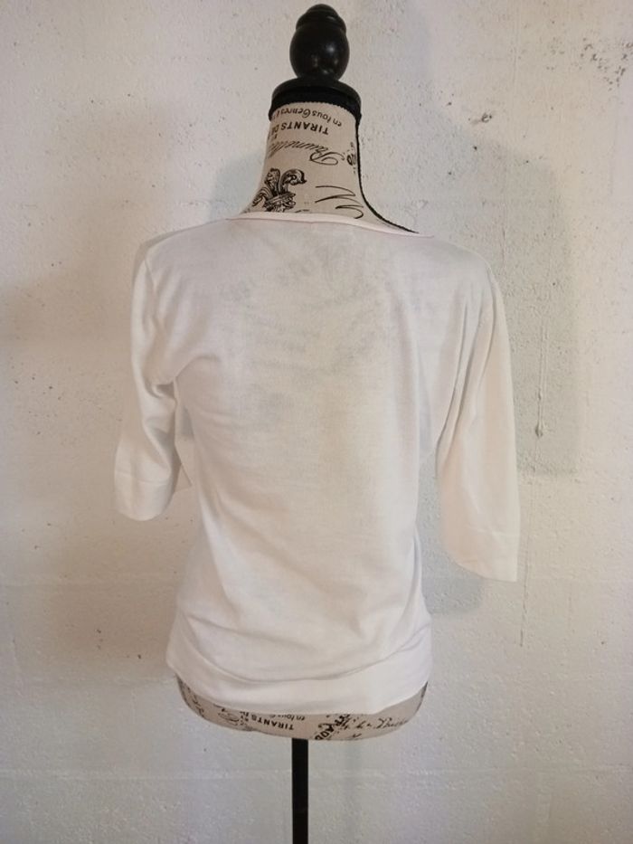 pull blanc Cacharel M - photo numéro 5