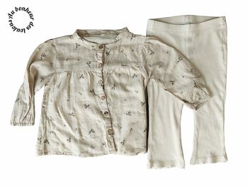 18 mois ensemble chemise et legging assorti