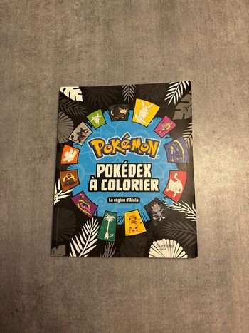 Livre Pokémon, le Pokedex à colorier